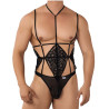 CandyMan Body Dentelle Flora Noir